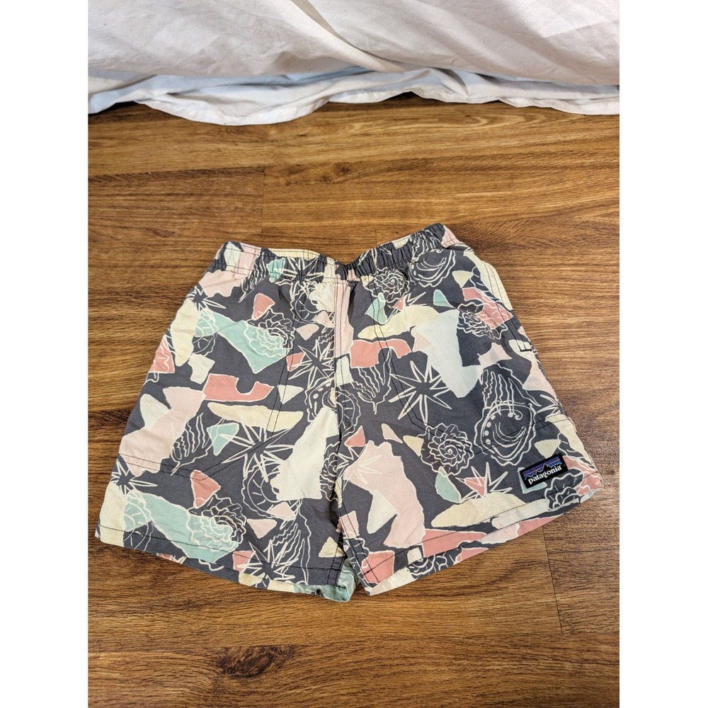 Patagonia Kids Small 7-8 Swim Trunks floral